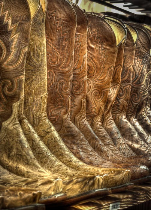 Leather Cowboy Boots