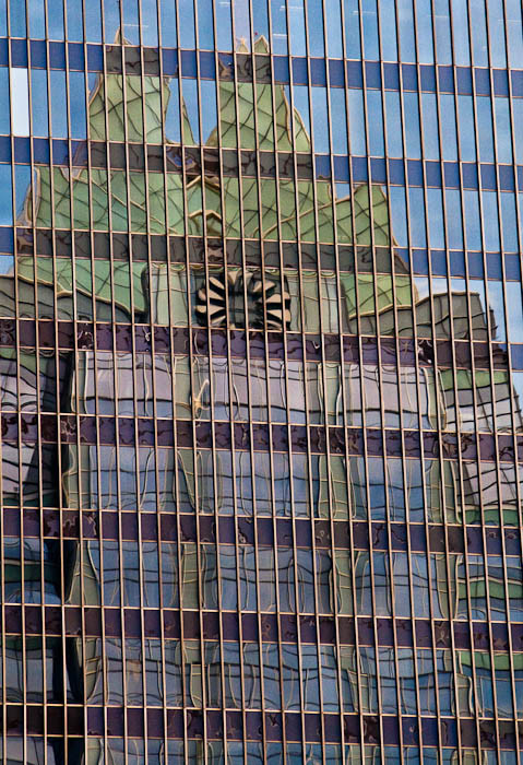 Frost Bank Reflection