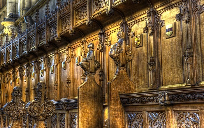 Chapel Choir Stalls, University of Glasgow
