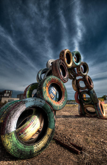 Tire Sculpture (Your Vote Requested!)