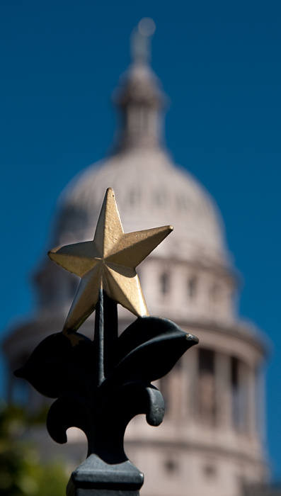 Texas Star Fencepost