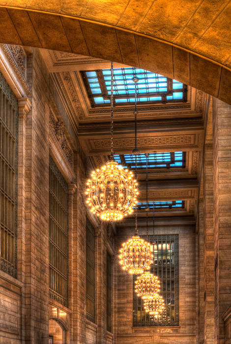 Lighting Globes, Grand Central Station, NY