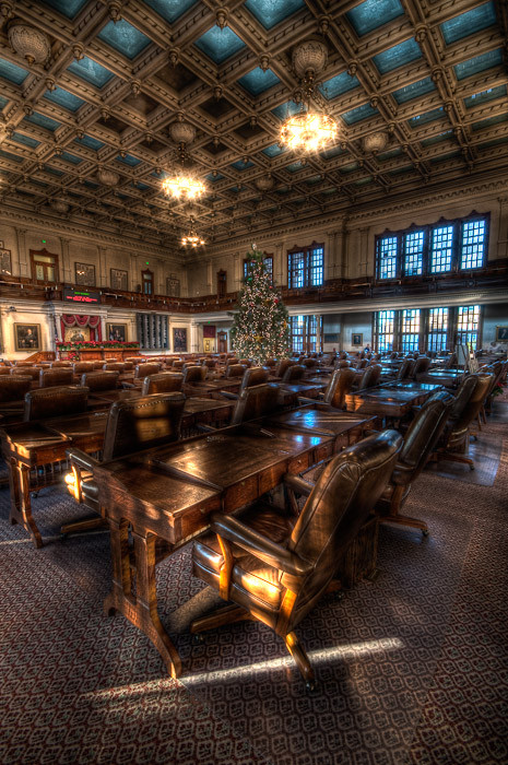 Texas House of Representatives at Christmas