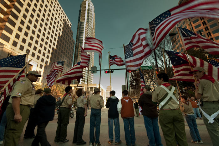 Report to State Parade, Austin