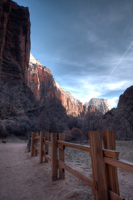 Fence and Path, Zion National Park