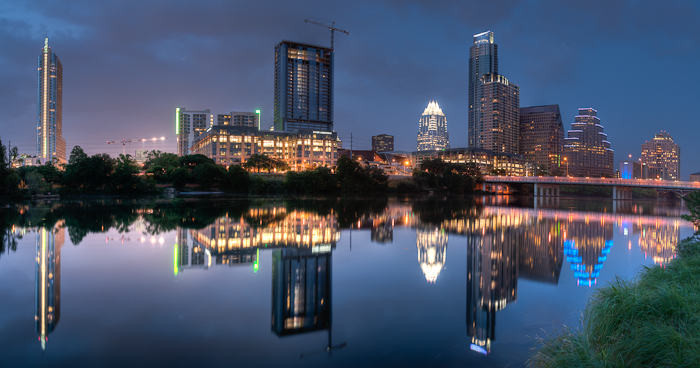 Austin Skyline and Reflection