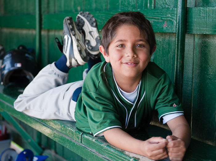 Jaden at Baseball