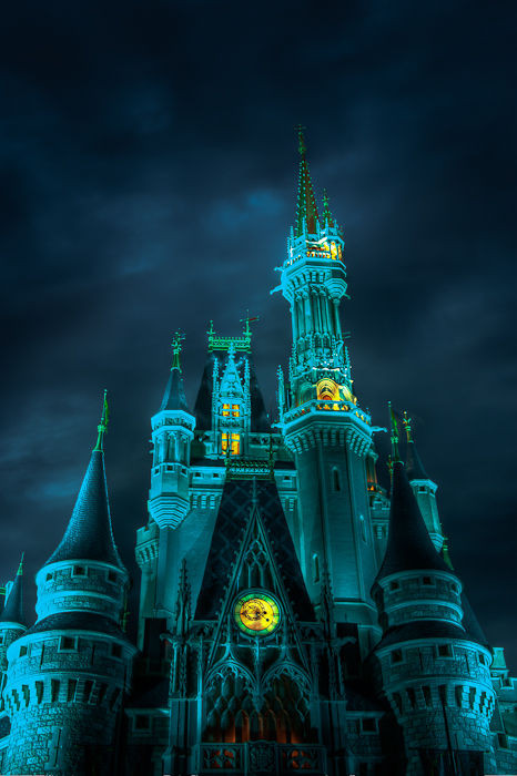 Cinderella's Castle After Dark