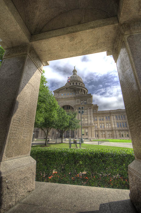 Capitol from Alamo Memorial