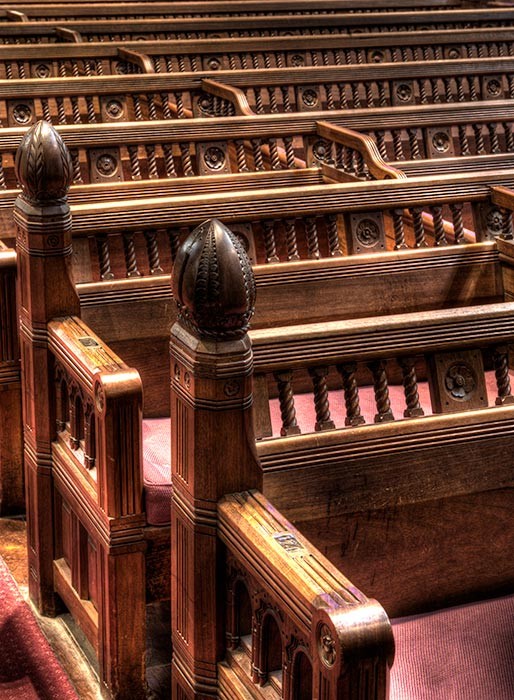 Pews, Trinity Church, Boston