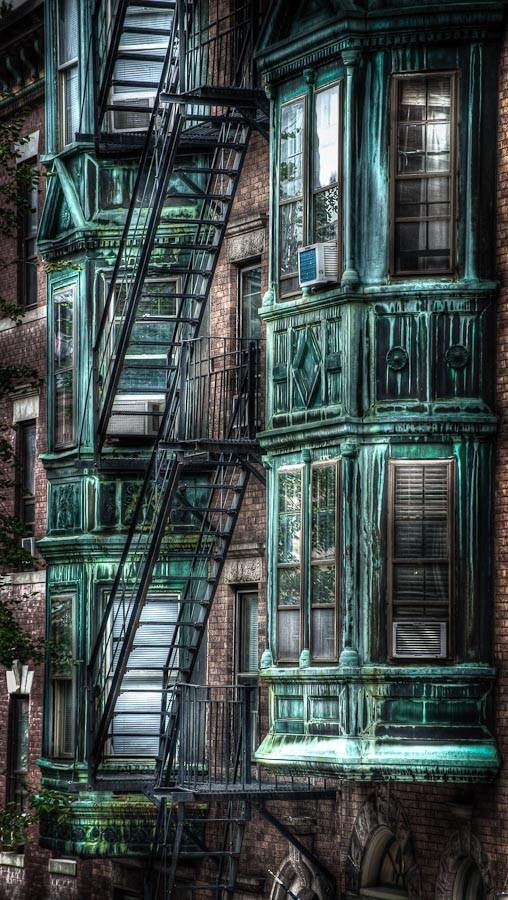 Corroded Windows, Beacon Hill, Boston