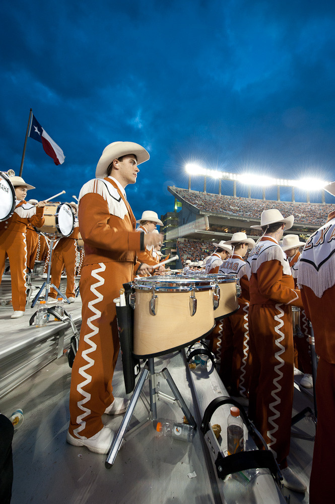 Longhorn Band Drum Line