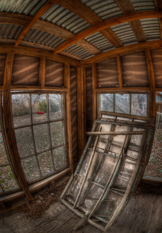 Cabin and Sofa, Johnson City, TX