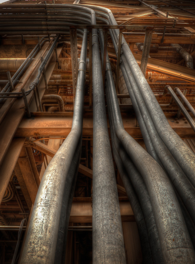 Pipework, Holly St Power Plant, Austin