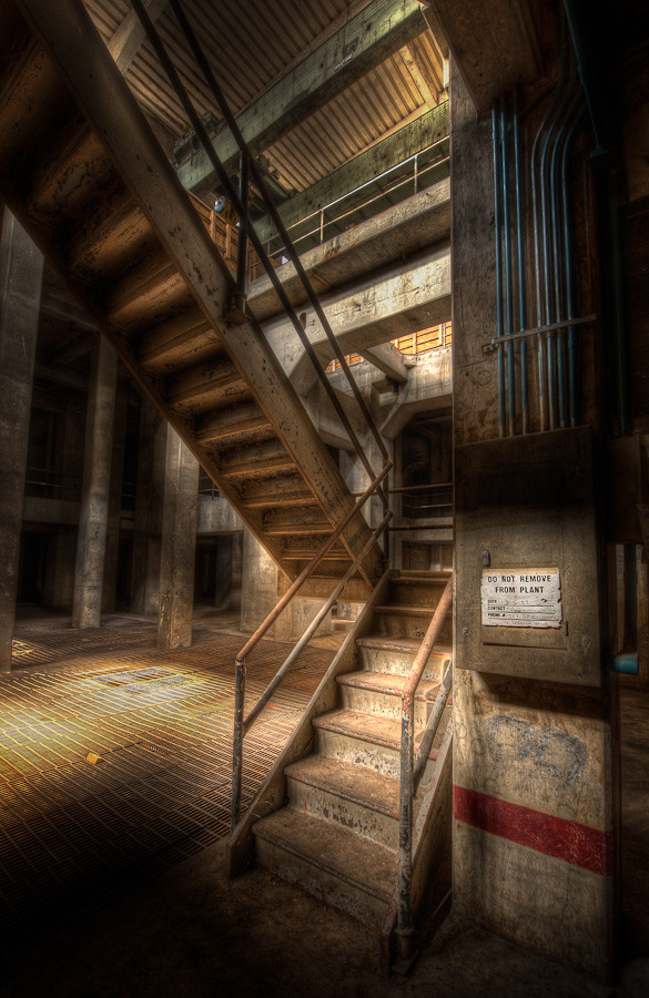 Stairs, Seaholm Power Plant, Austin