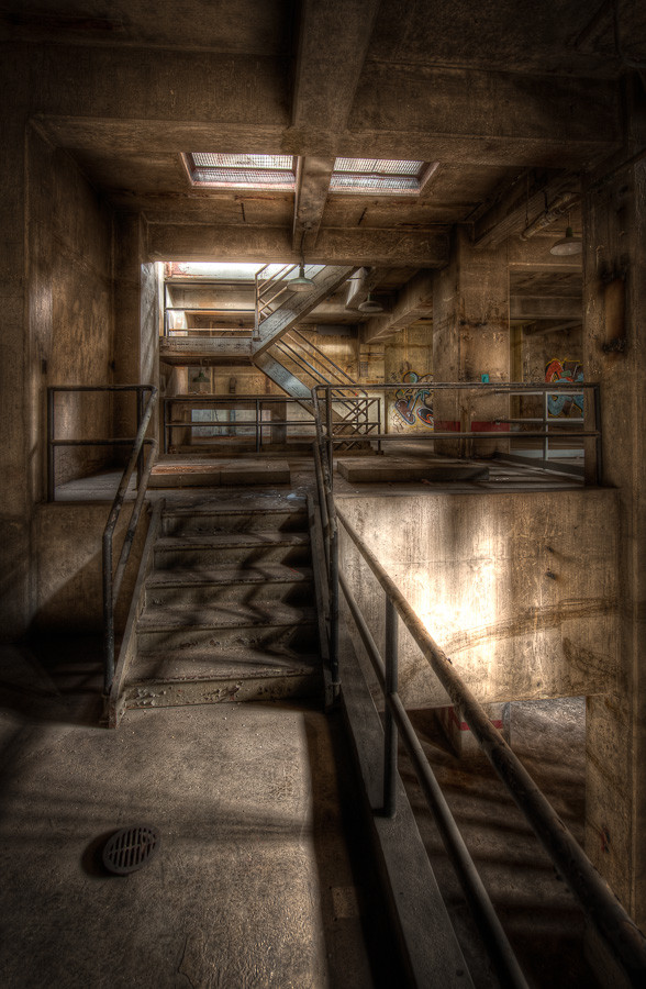 Stairs, Seaholm Power Plant, Austin
