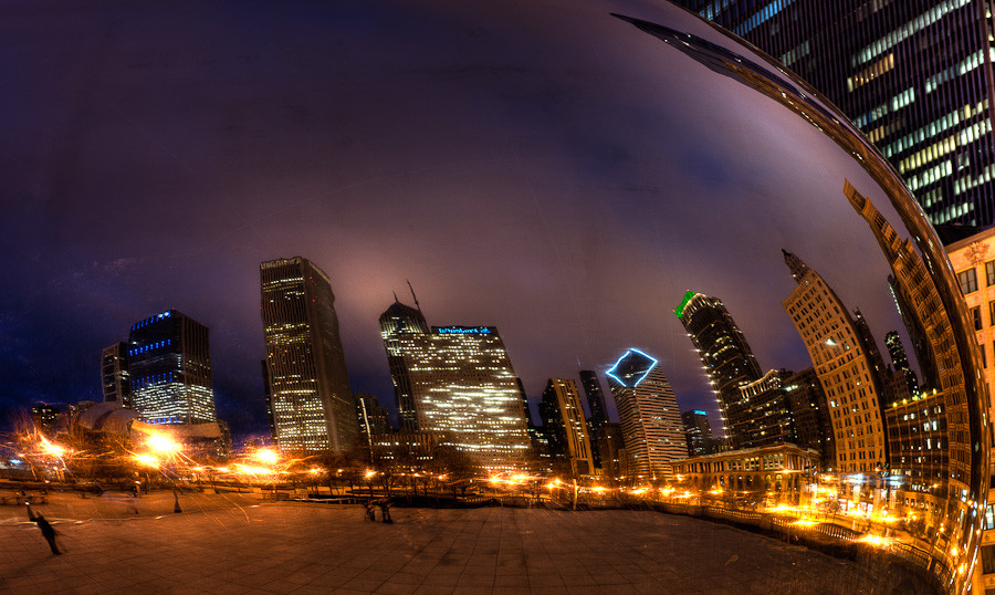 Chicago Skyline Reflection