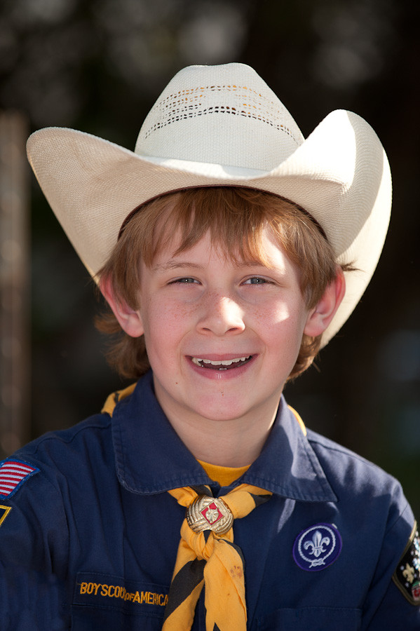 Cub Scout at Founders' Day, Dripping Springs, TX