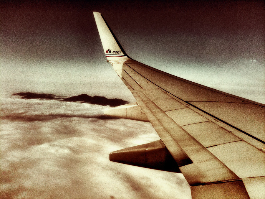 View from 8A - Wing and Cloudbase