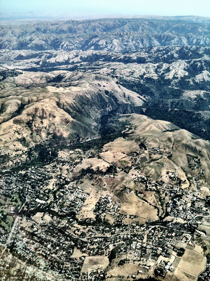View from 8A - A Town in the Foothills