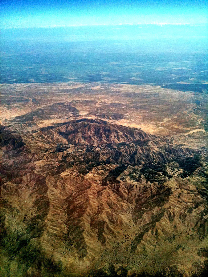 View from 8A - Colourful Hills