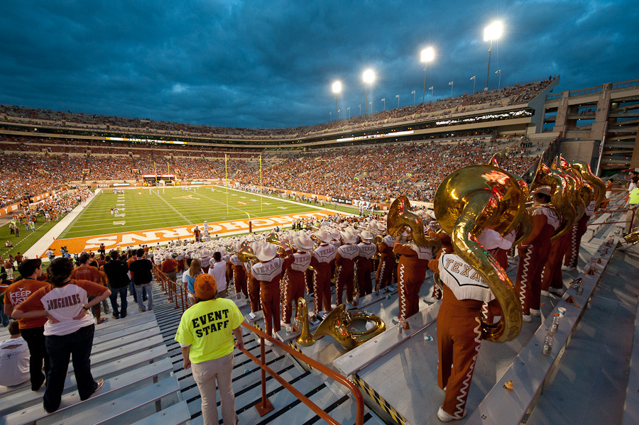 Longhorn Band in DKR Stadium