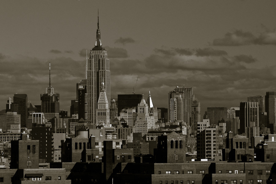 Brooklyn Bridge: Empire State and Midtown