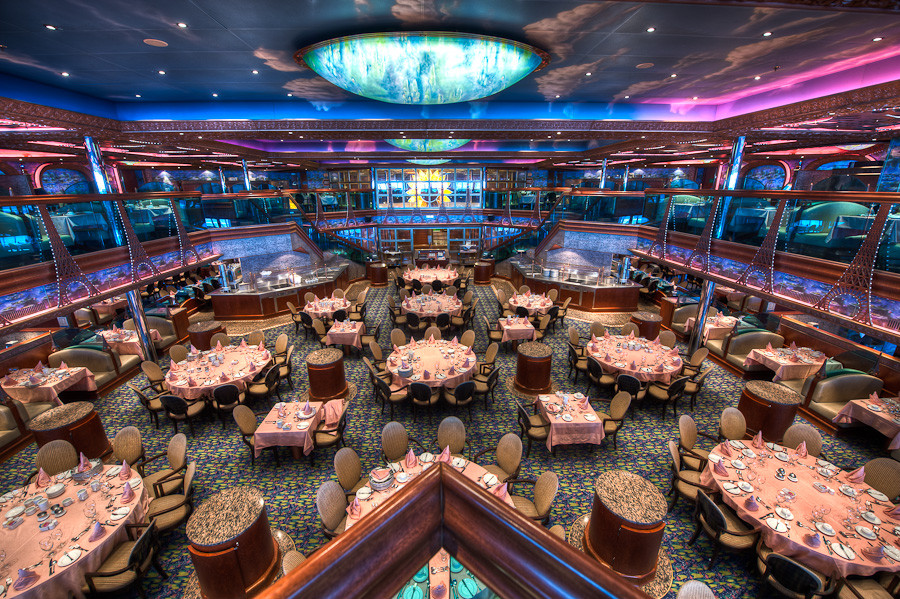 Monet Dining Room, Carnival Conquest