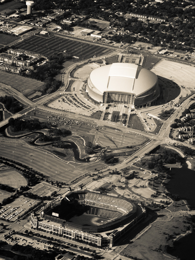 DFW-SJC: Cowboy Stadium & Rangers Ballpark