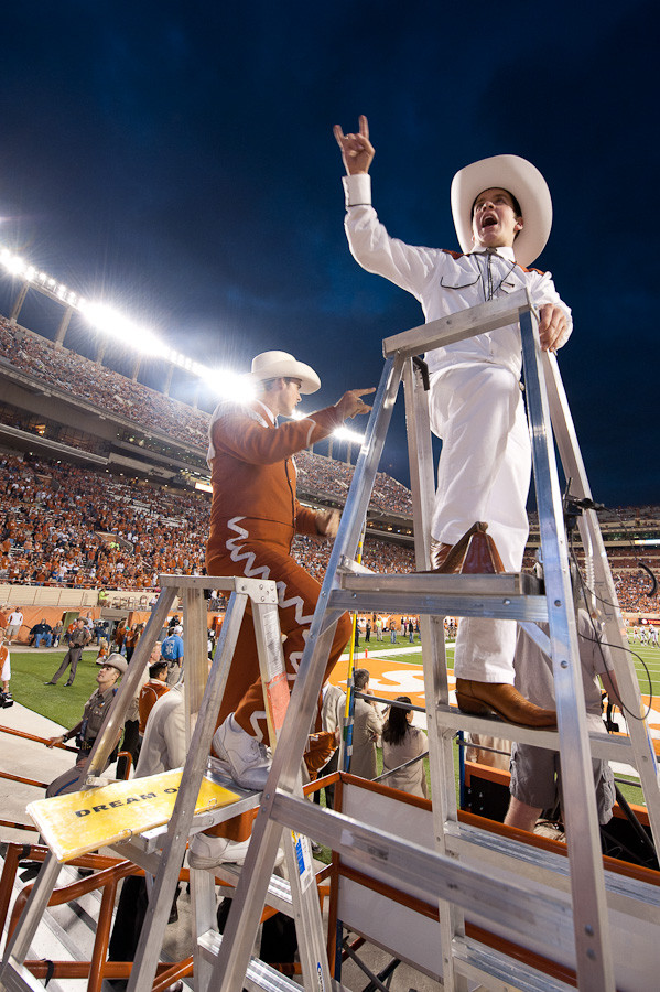 Conducting the Longhorn Band
