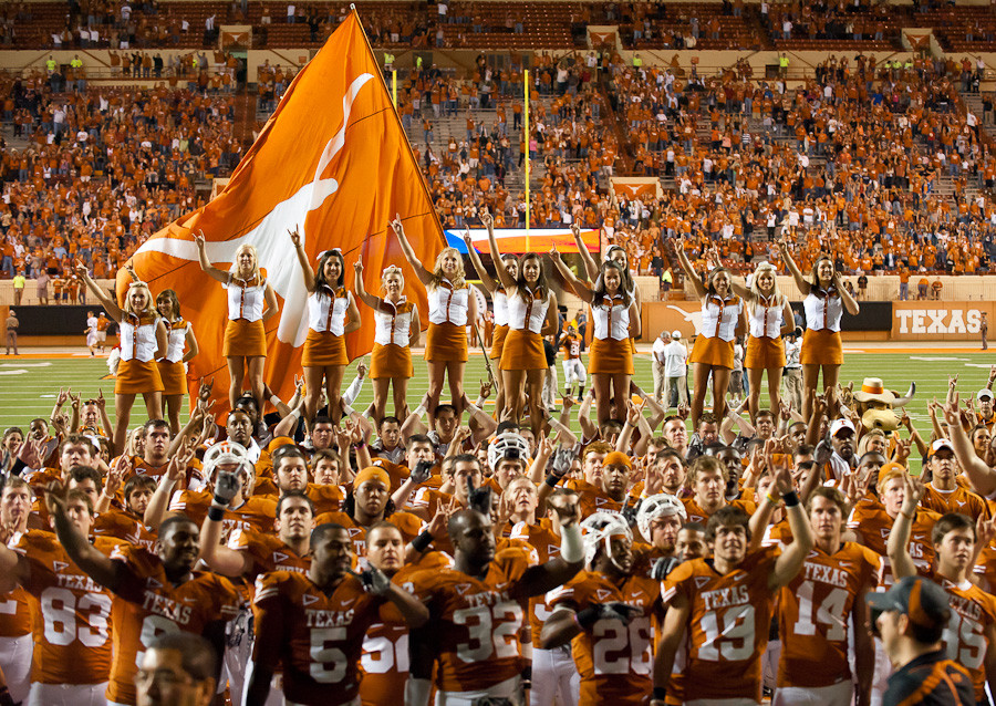 Longhorn Victory Salute