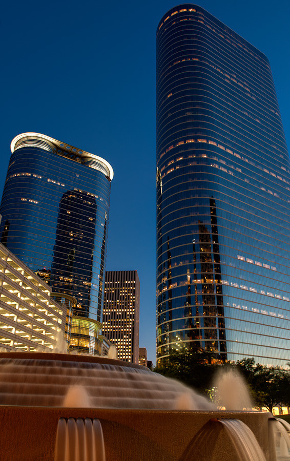Smith & Bell at Dusk, Houston, Texas