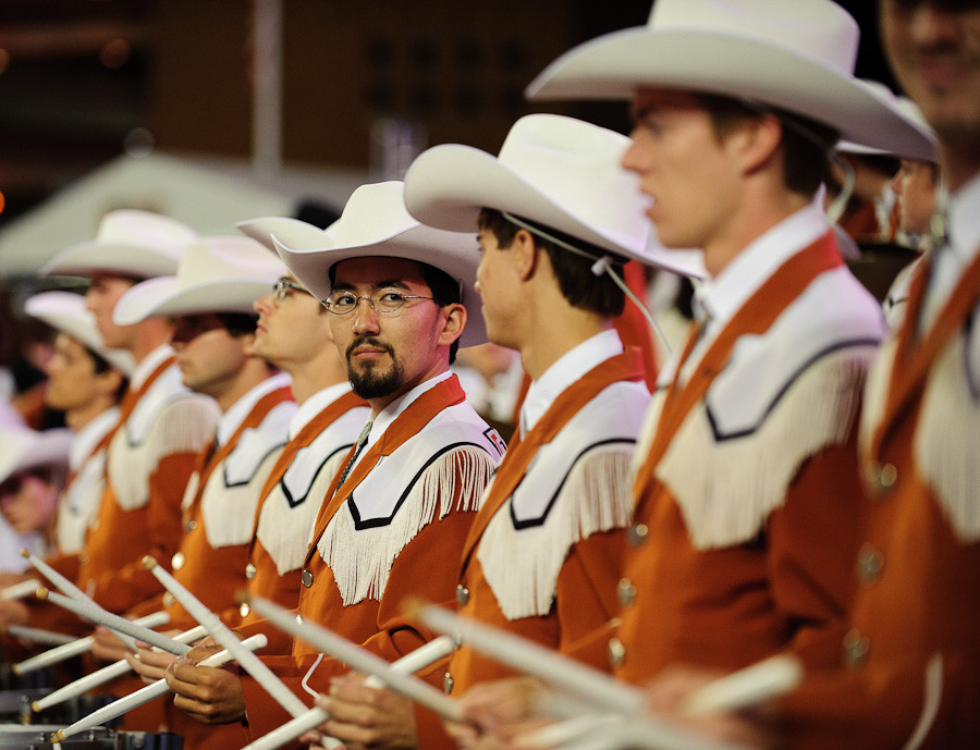 Longhorn Band Drum Line