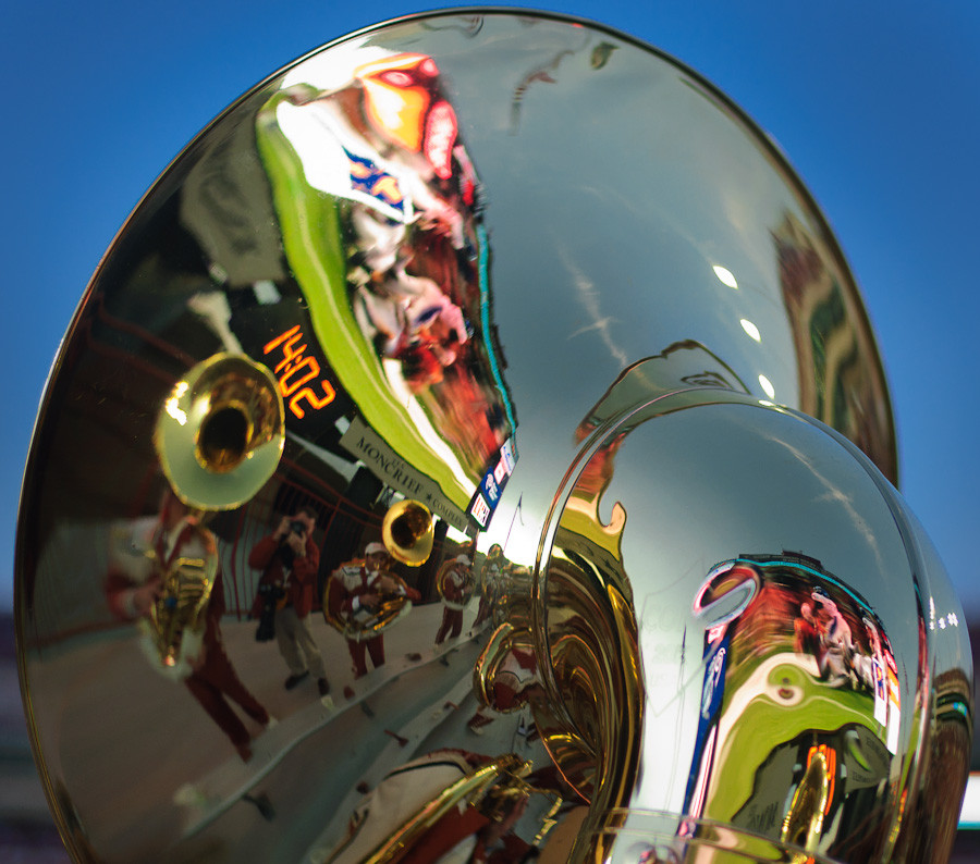 Self Portrait in a Tuba